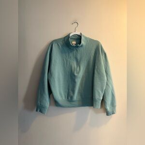A New Day | Blue Half Zip Sweater